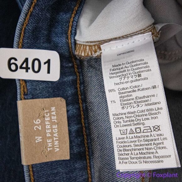 NEW Madewell Perfect Vintage Straight Jean in Mayfield Wash, NG251, 26 - Picture 14 of 16